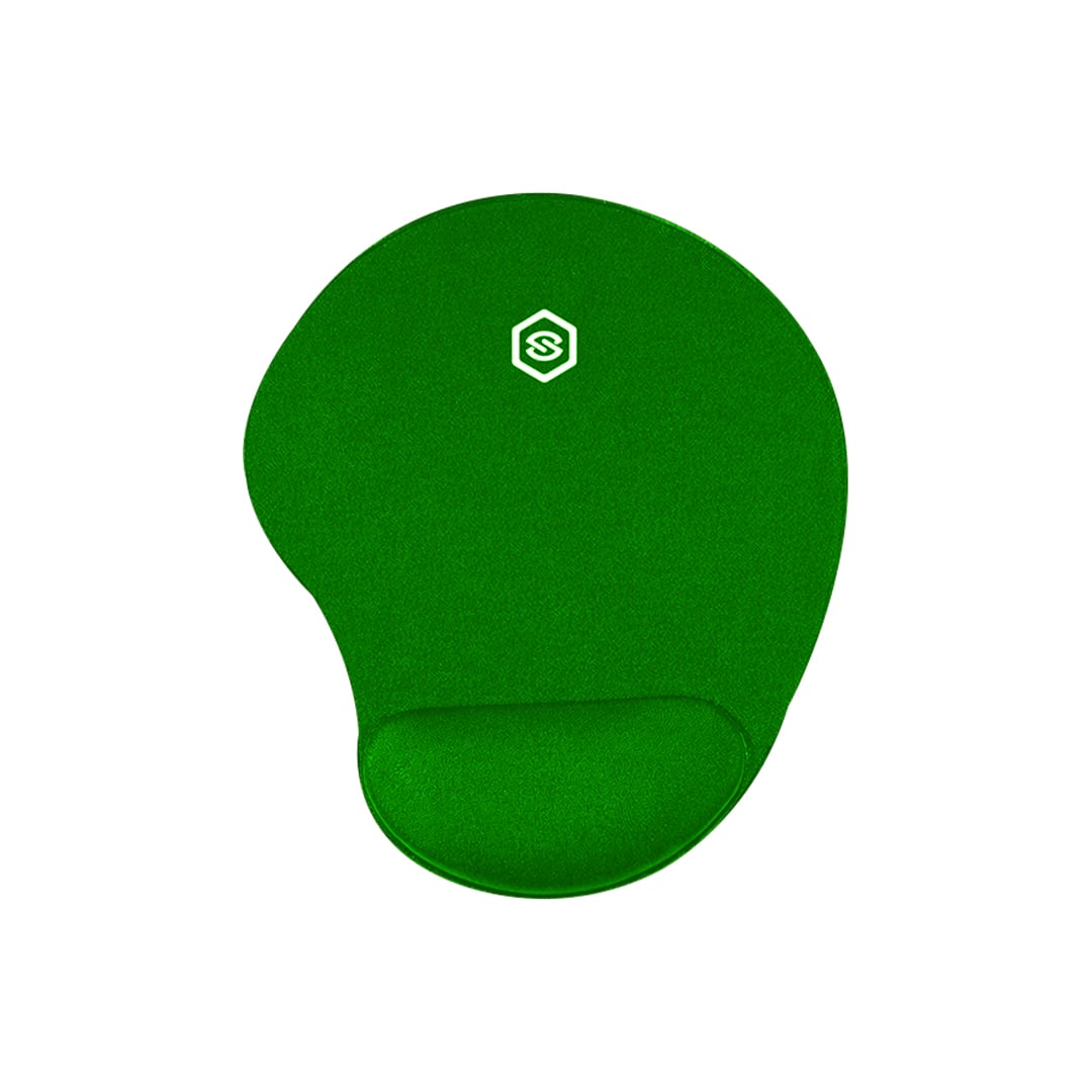 MOUSE PAD ERGONÓMICO CON DESCANSADOR MPB-01 VERDE - 2