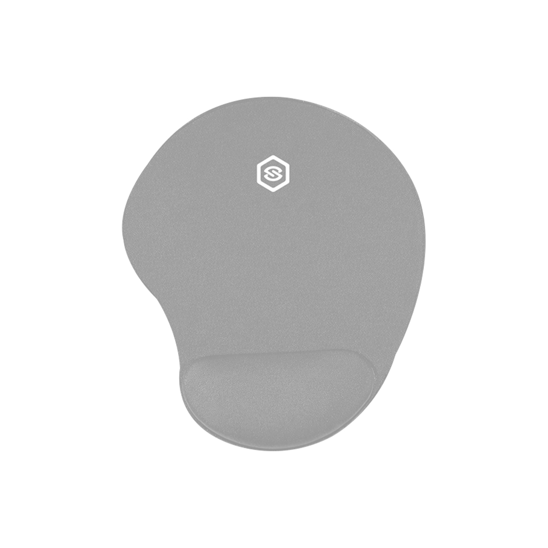 MOUSE PAD ERGONÓMICO CON DESCANSADOR MPB-01 GRIS - 2
