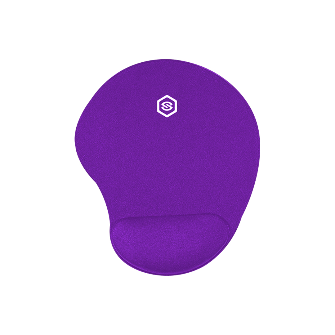 MOUSE PAD ERGONÓMICO CON DESCANSADOR MPB-01 MORADO - 2