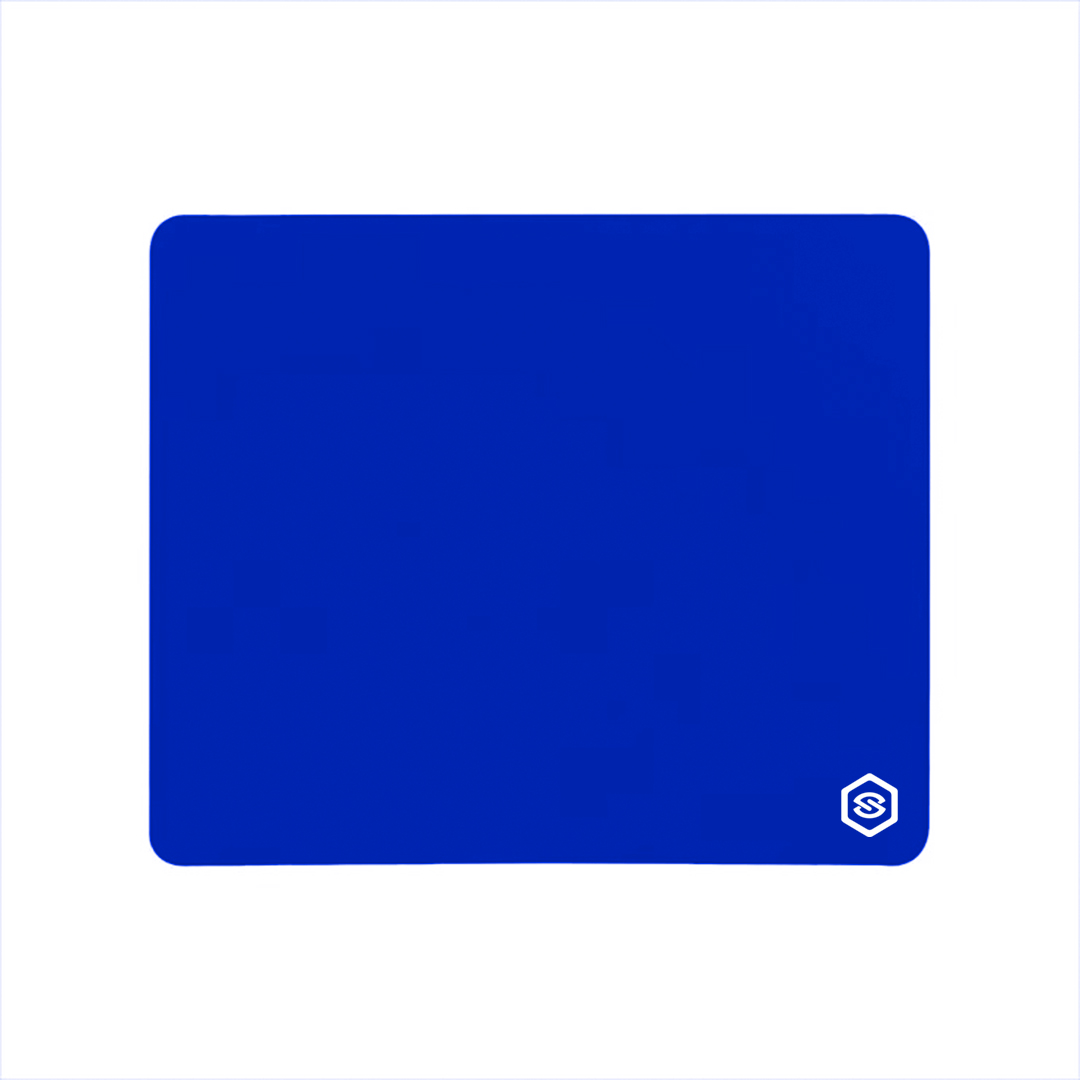 MOUSEPAD SUPERFICIE LISA MPB-02 ANTIDESLIZANTE AZUL - 2