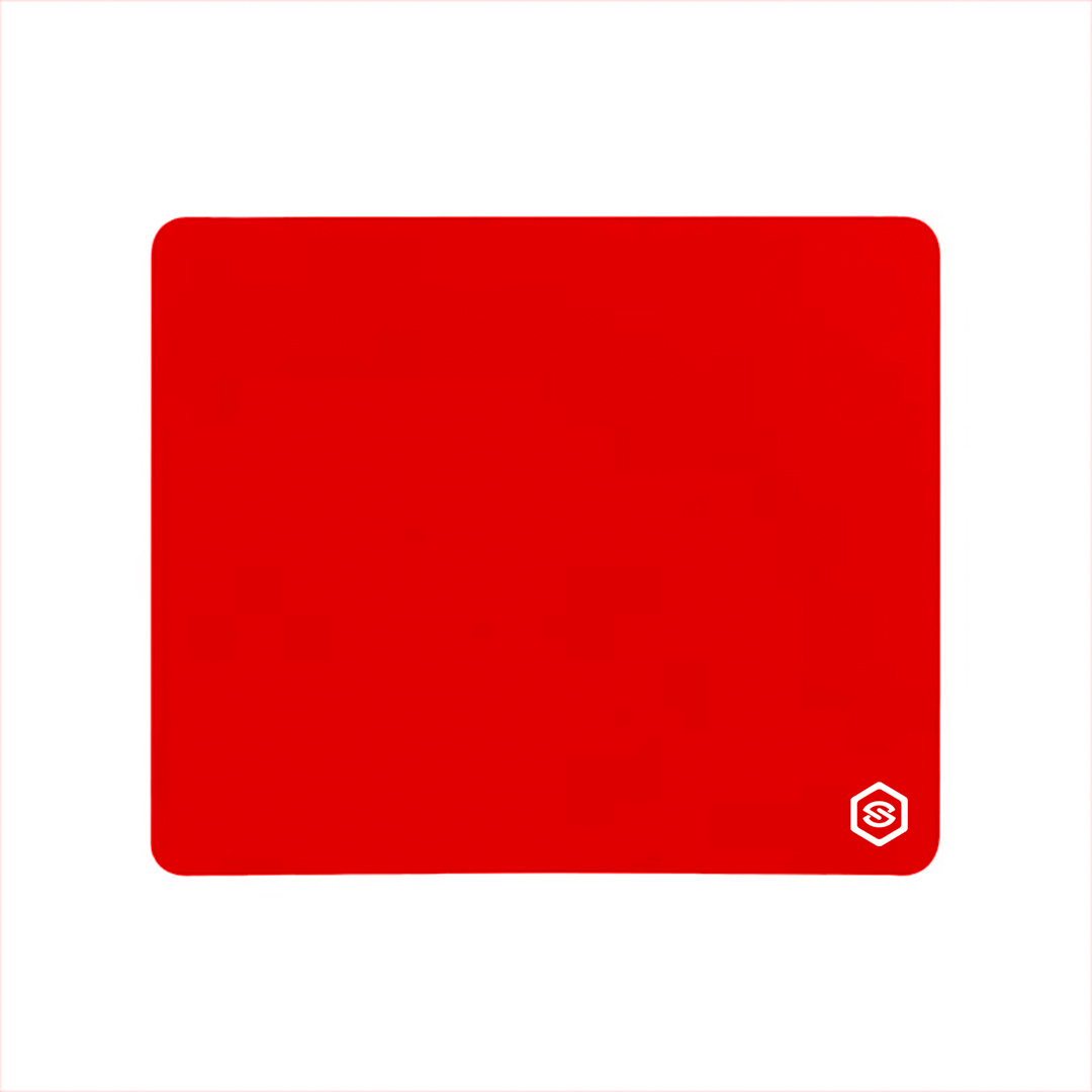 MOUSEPAD SUPERFICIE LISA MPB-02 ANTIDESLIZANTE ROJO - 2