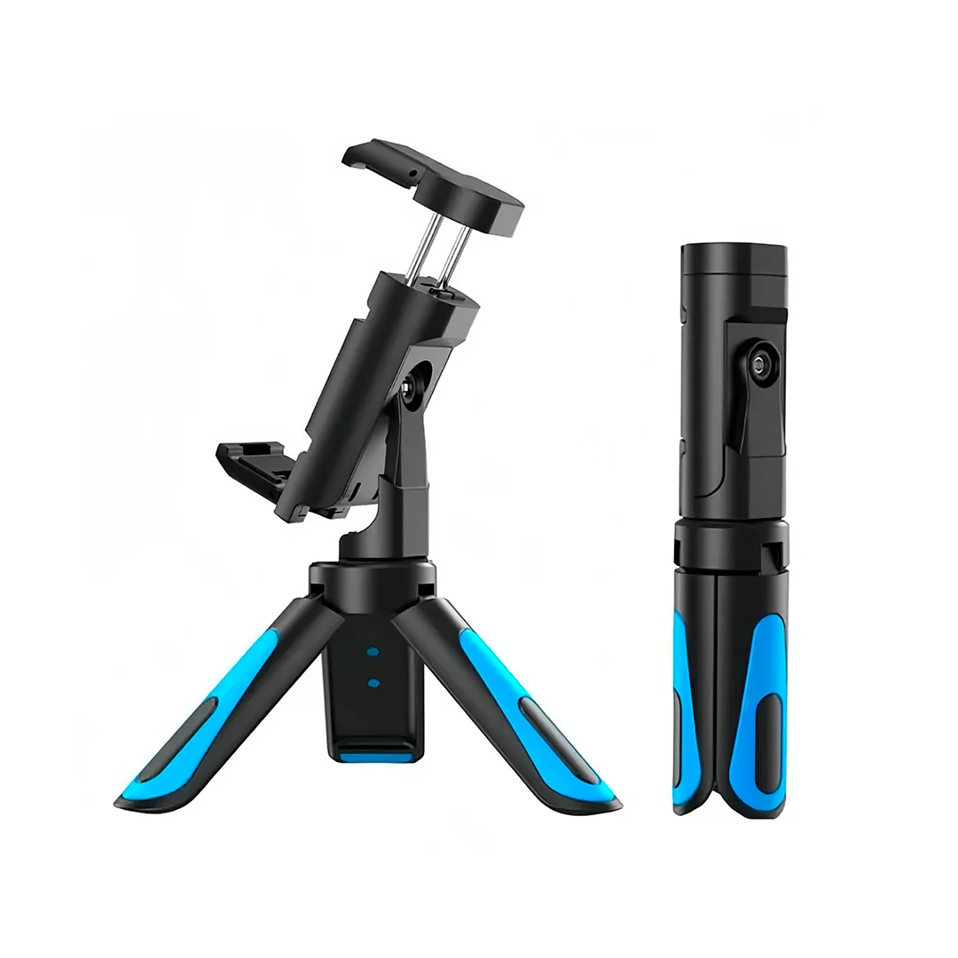 APEXEL APL-JJ08 MINI TRÍPODE FLEXIBLE PORTÁTIL NEGRO AZUL - 2
