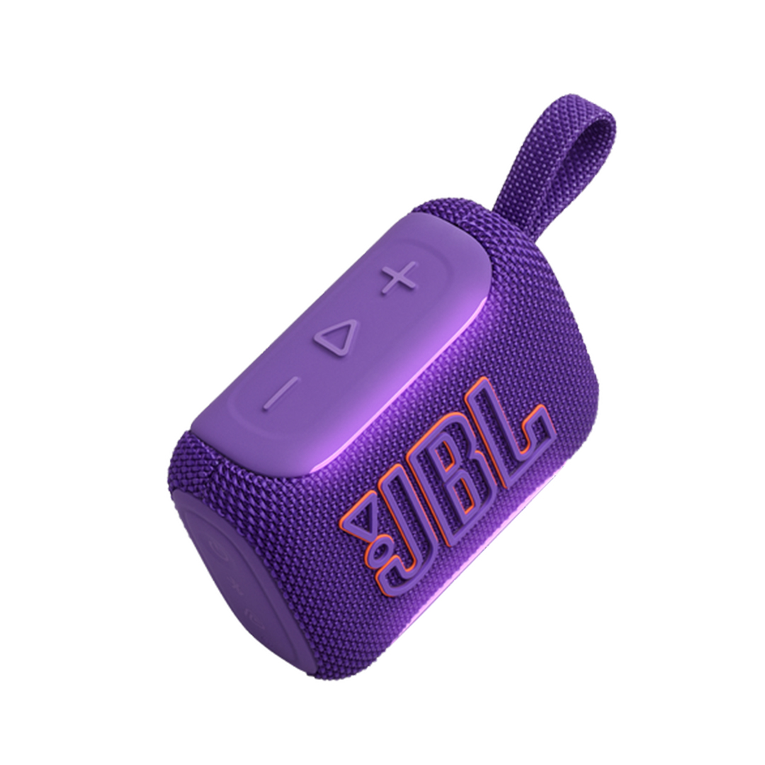 JBL PARLANTE BLUETOOTH GO 5 IP68 10HRS AURACAST PORTÁTIL PÚRPURA - 3