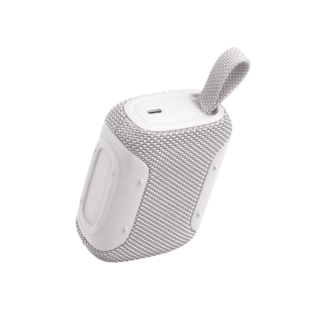 JBL PARLANTE BLUETOOTH GO 5 IP68 10HRS AURACAST PORTÁTIL BLANCO - 4