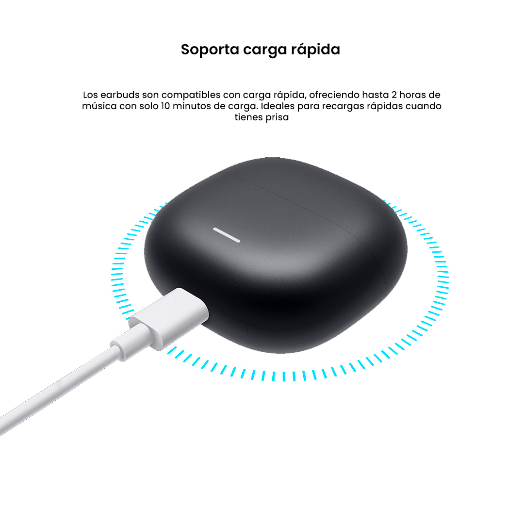 XIAOMI AUDÍFONOS BLUETOOTH REDMI BUDS 8 LITE ANC NEGRO - 5