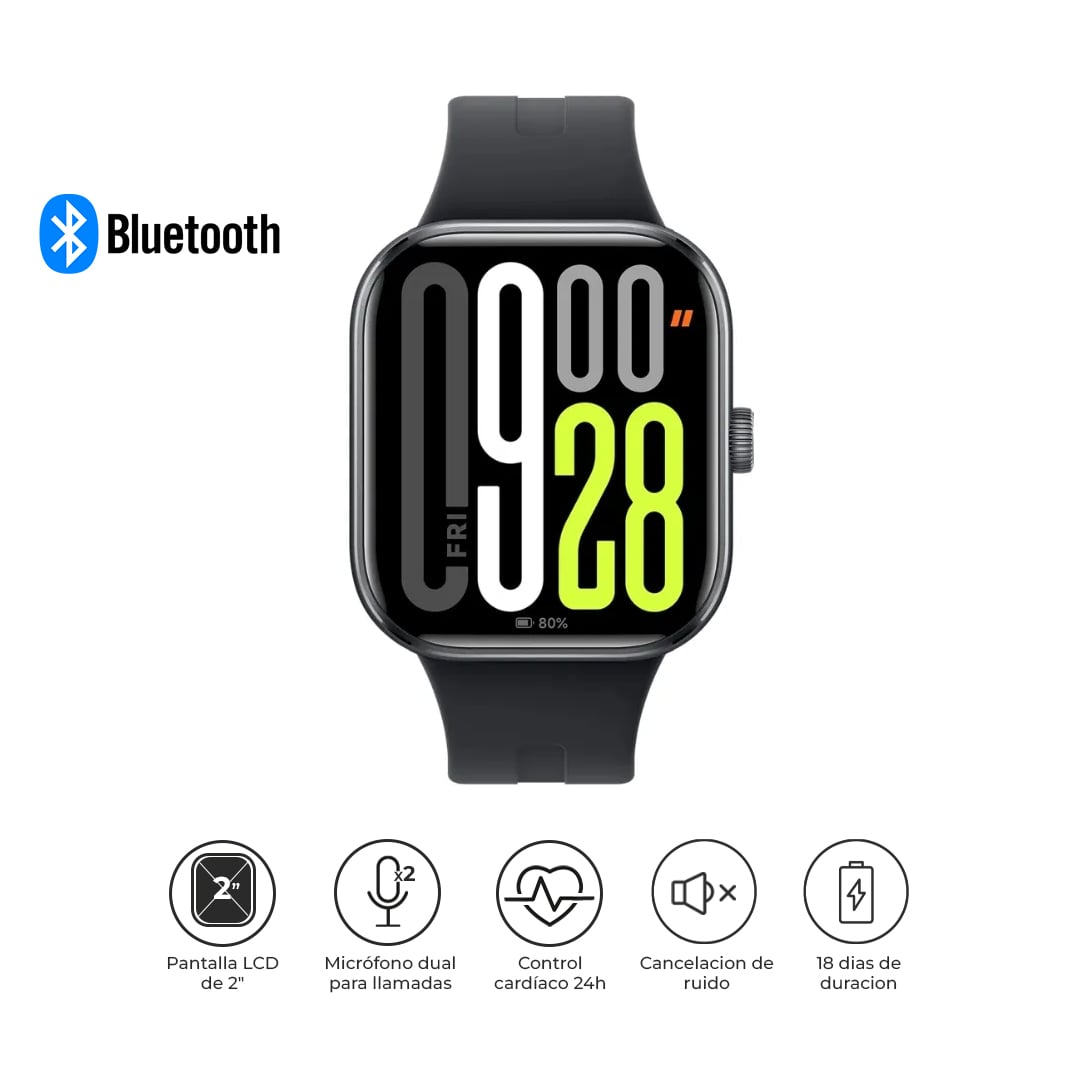 XIAOMI SMARTWATCH REDMI WATCH 5 ACTIVE M2351W1 2' BLUETOOTH 18 DÍAS 5ATM - 1