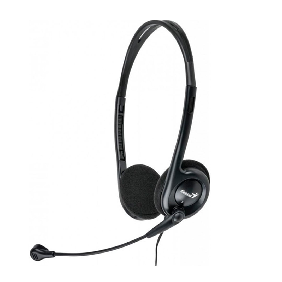 GENIUS AUDIFONOS HS-200C PC 3.5MM MICRÓFONO NEGRO - 2