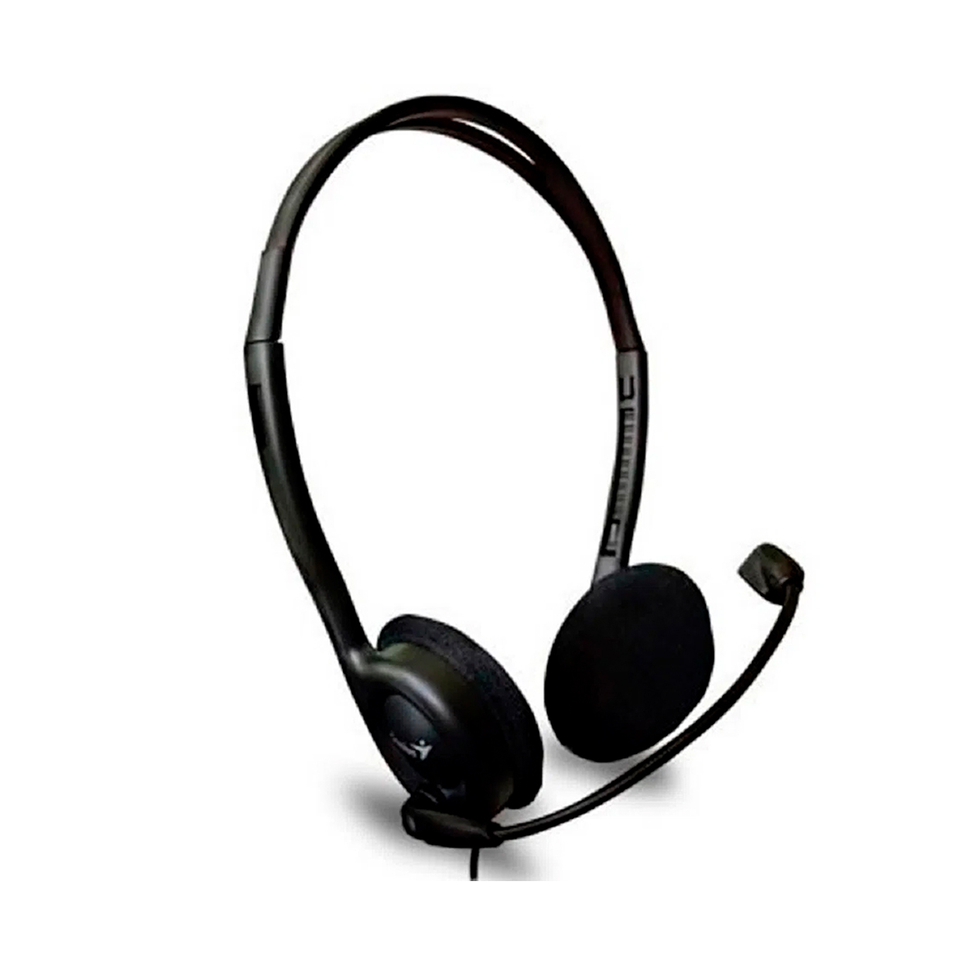 GENIUS AUDIFONOS HS-200C PC 3.5MM MICRÓFONO NEGRO - 4