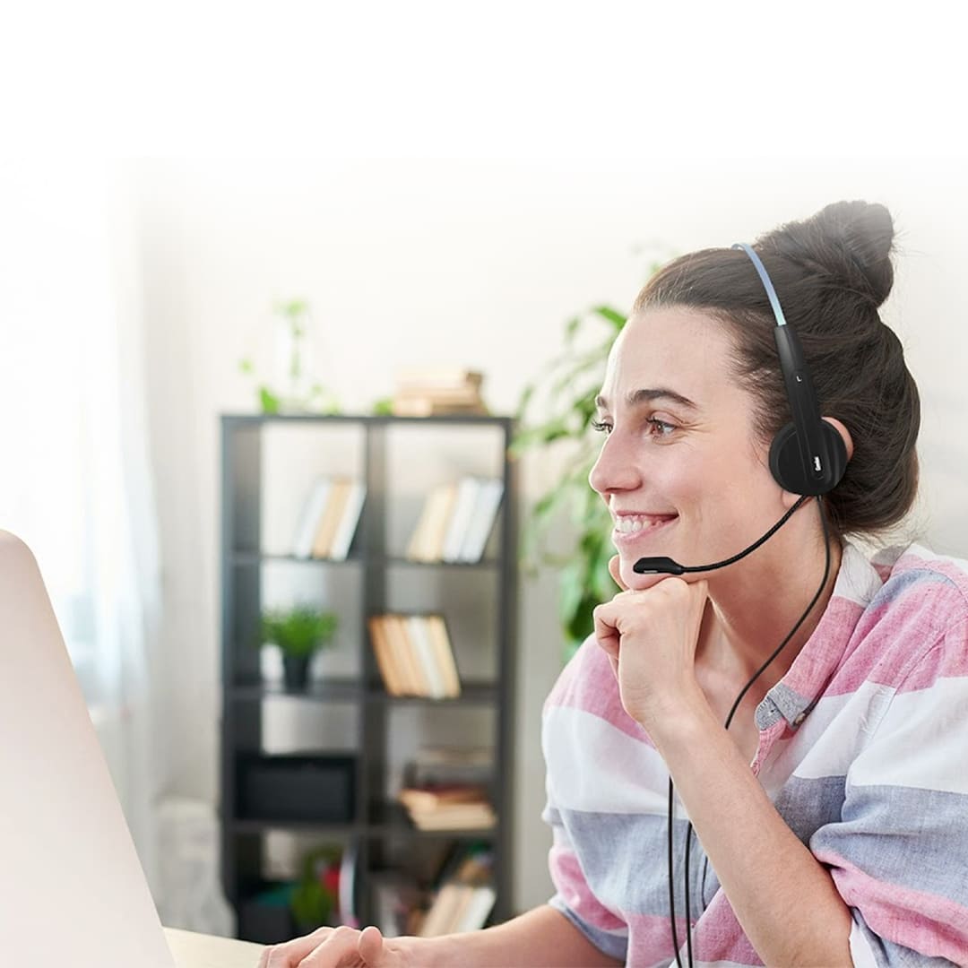 GENIUS HS-220U AUDÍFONOS USB-C CON MICRÓFONO PARA PC LAPTOP - 5