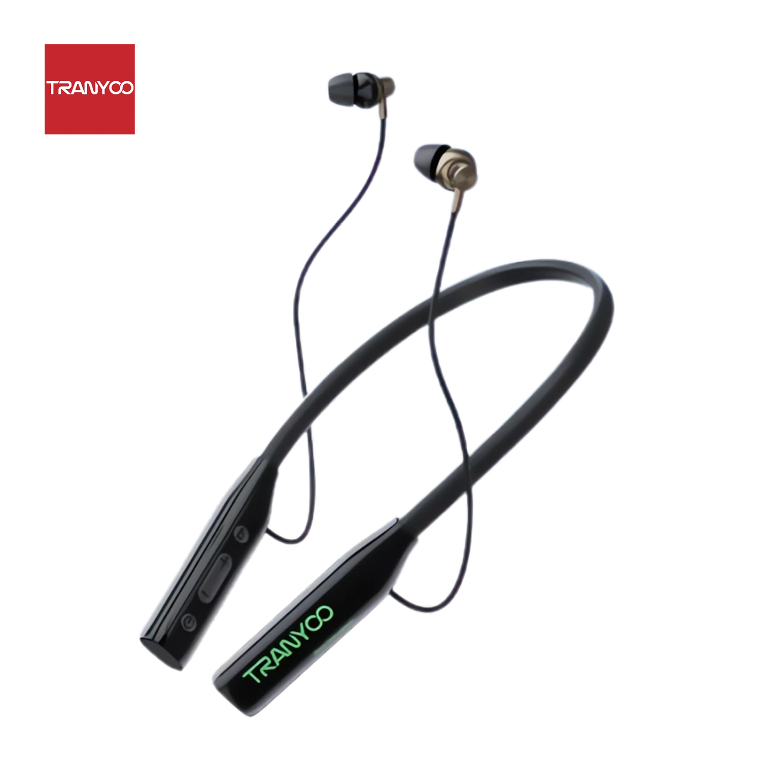 AUDÍFONOS TRANYOO T-M31 BLUETOOTH 5.4 CUELLO NEGRO - 2