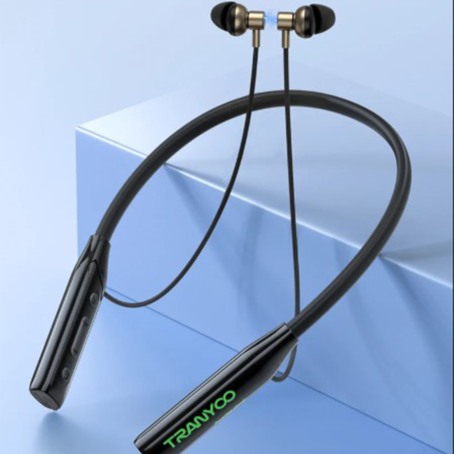 AUDÍFONOS TRANYOO T-M31 BLUETOOTH 5.4 CUELLO NEGRO - 4