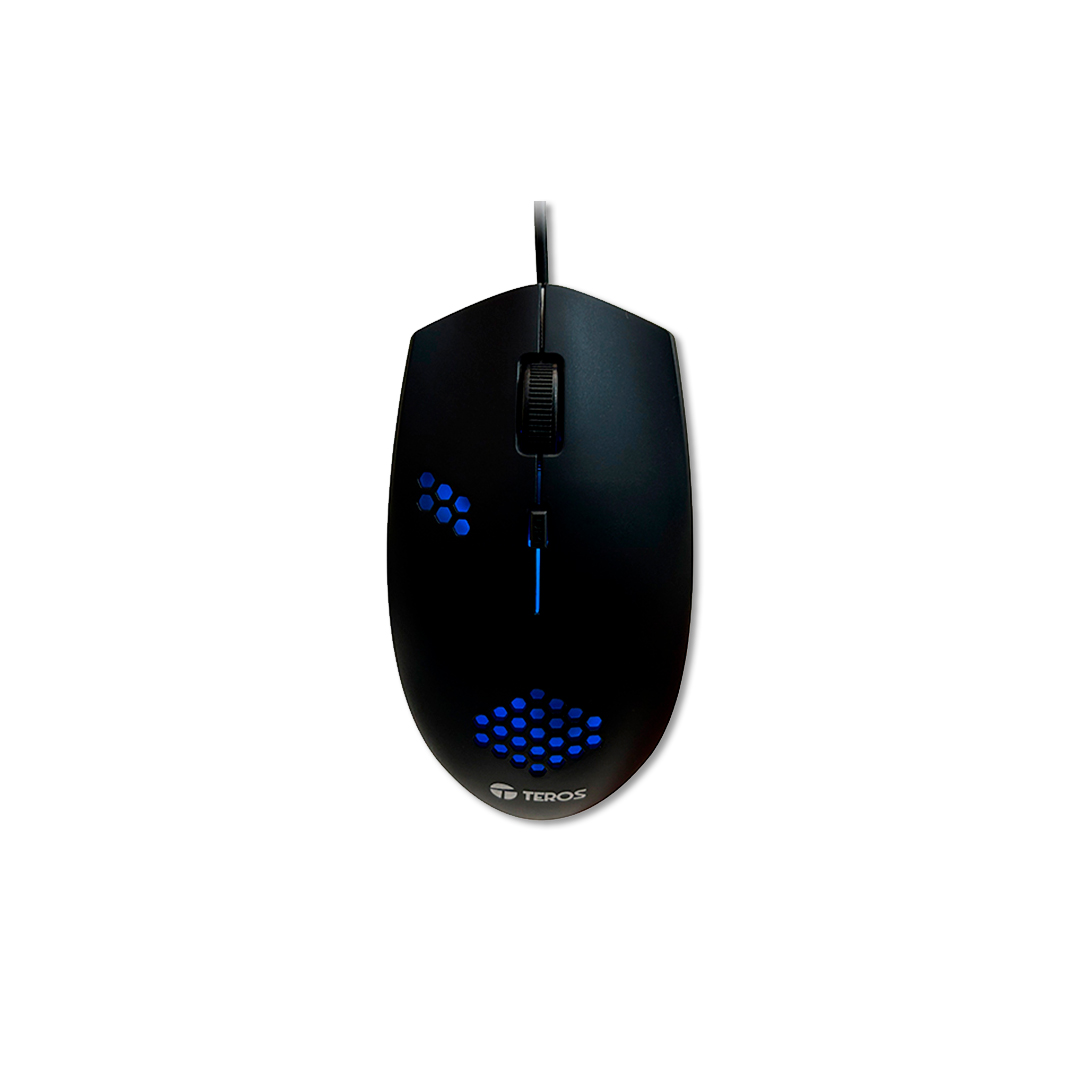 TEROS KIT GAMER TE-4063N TECLADO MOUSE HEADSET PAD NEGRO - 3