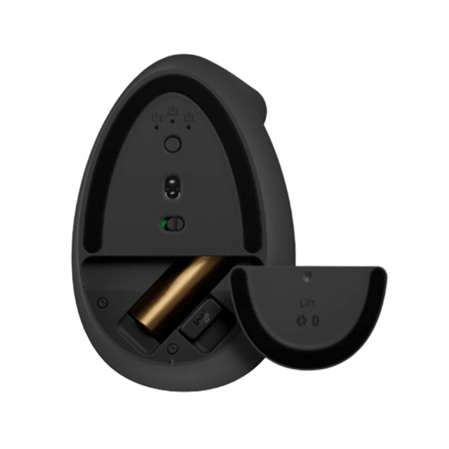 LOGITECH MOUSE VERTICAL LIFT ERGONÓMICO BTH/RECEPTOR USB 6 BOTONES GRAFITO - 5