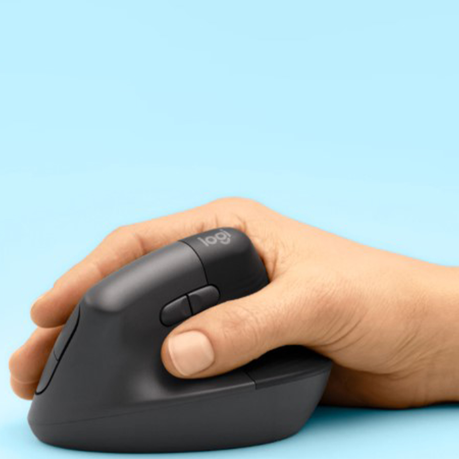 LOGITECH MOUSE VERTICAL LIFT ERGONÓMICO BTH/RECEPTOR USB 6 BOTONES GRAFITO - 6