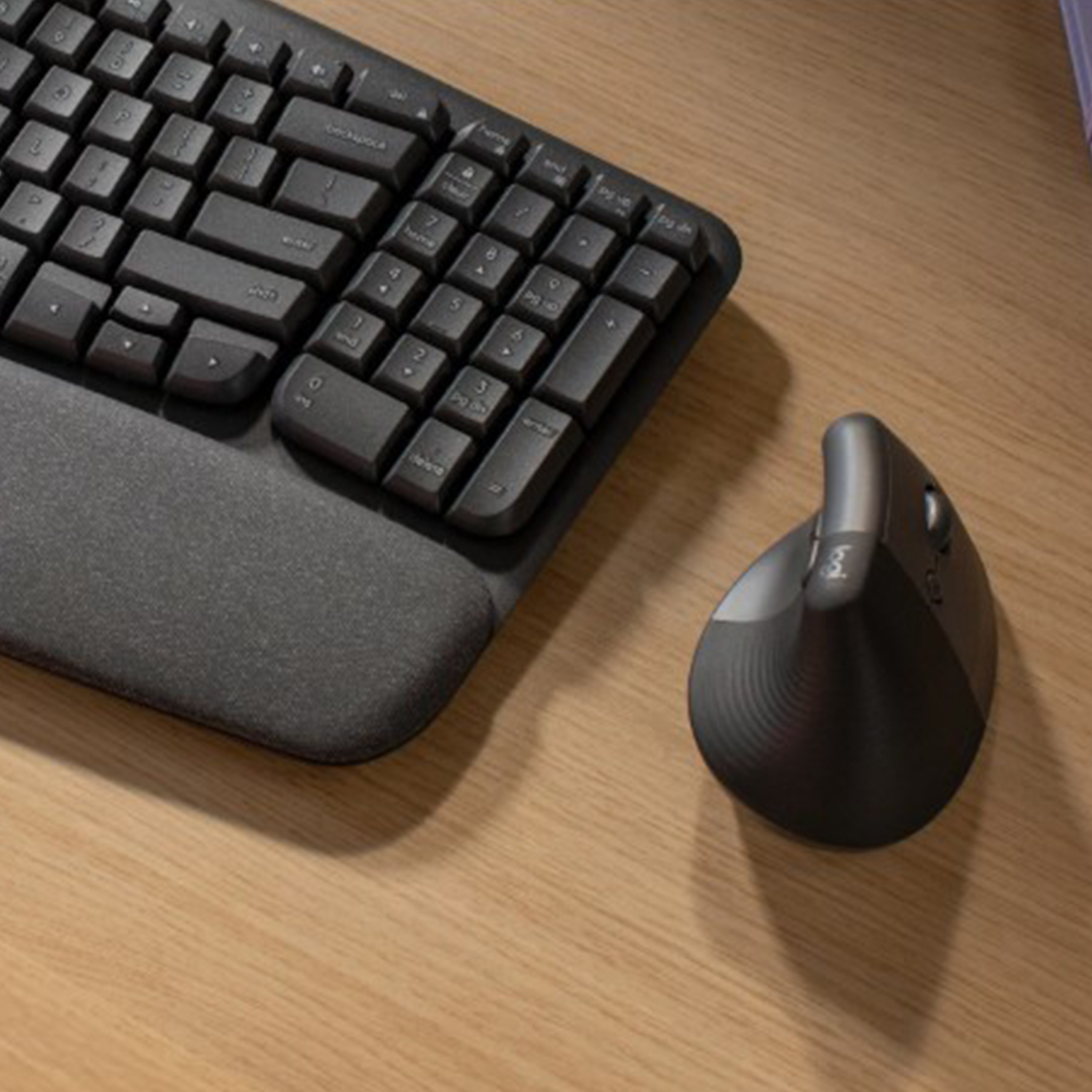 LOGITECH MOUSE VERTICAL LIFT ERGONÓMICO BTH/RECEPTOR USB 6 BOTONES GRAFITO - 7