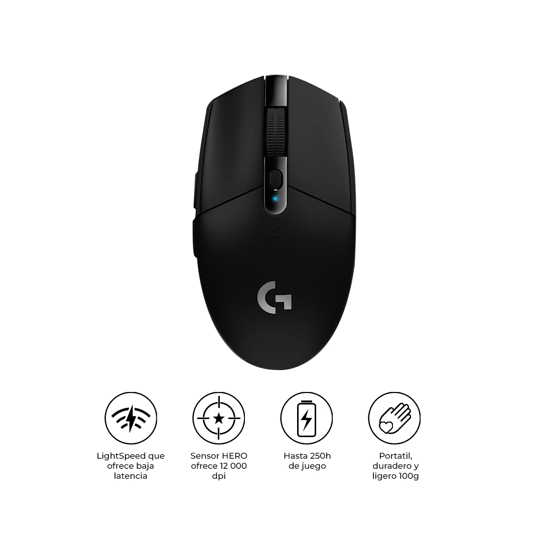 LOGITECH MOUSE GAMER G305 LIGHTSPEED 12K INALÁMBRICO - 1