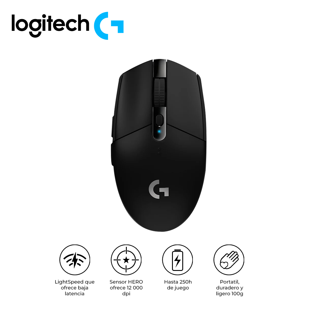 LOGITECH MOUSE GAMER G305 LIGHTSPEED 12K INALÁMBRICO - 6