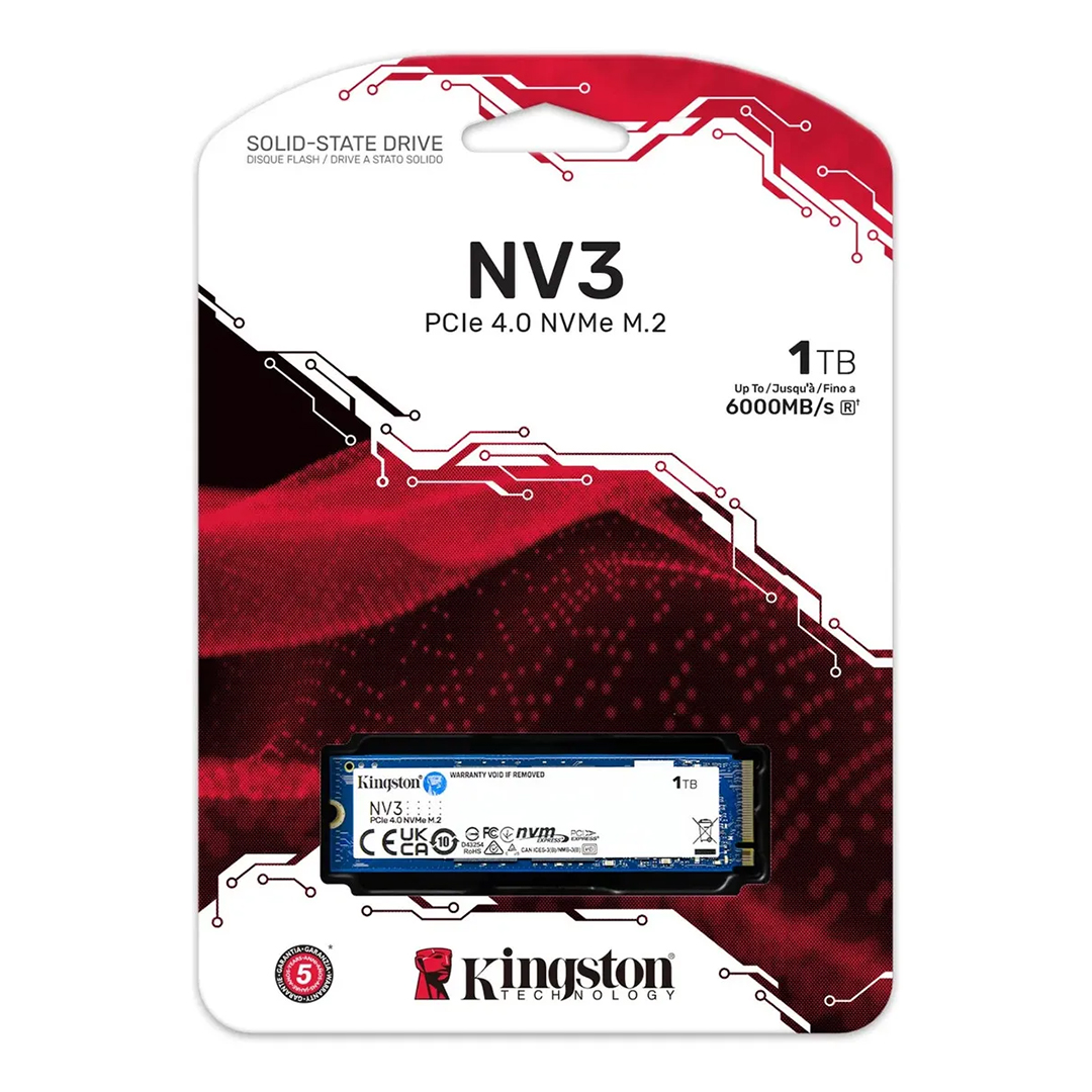 KINGSTON DISCO DURO SOLIDO SSDNV3 1TB M.2 NVME PCIE 4.0 6000MB/S - 4