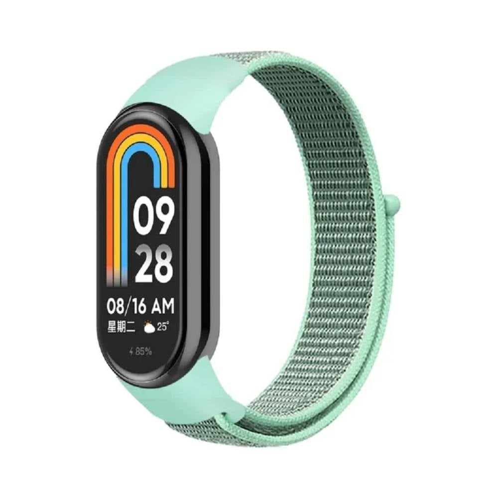 CORREA DE NYLON XIAOMI BAND 8-9 VERDE CLARO - 1