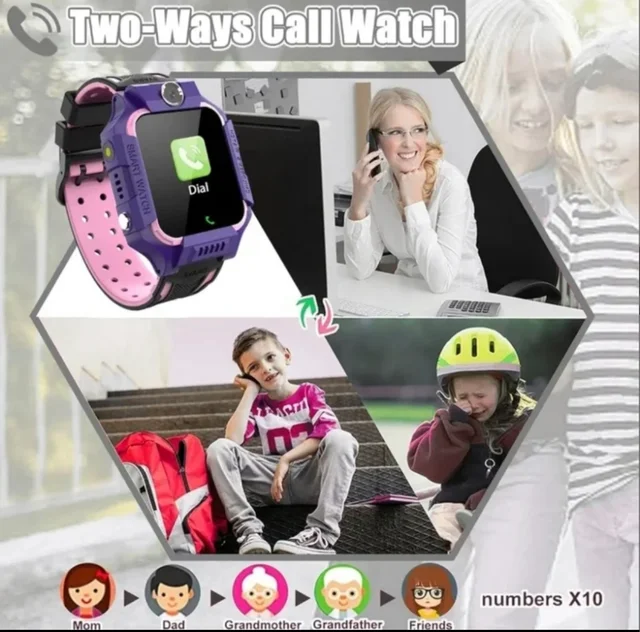SMARTWATCH Q19 CHIP LLAMADAS RASTREO CÁMARA MORADO - 2