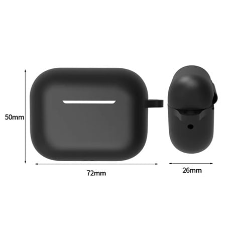 CASE MOKET PARA AIRPODS PRO 3 NEGRO - 3