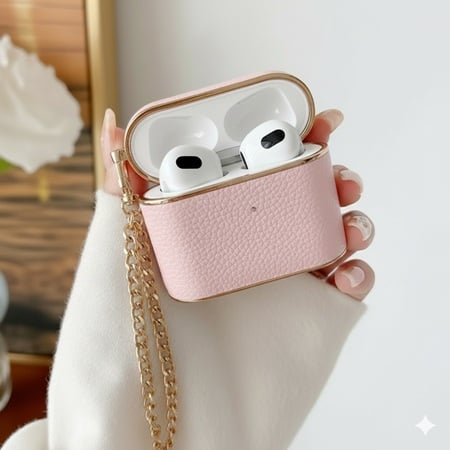 CASE GLAM PARA AIRPODS PRO 2  ROSADO - 1