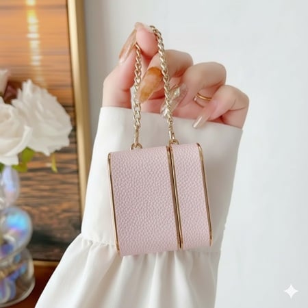 CASE GLAM PARA AIRPODS PRO 2  ROSADO - 3