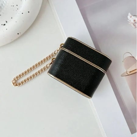 CASE GLAM PARA AIRPODS PRO 2  NEGRO - 2