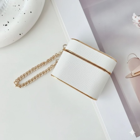 CASE GLAM PARA AIRPODS PRO 2 BLANCO - 2