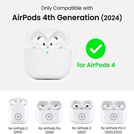 CASE MOKET PARA AIRPODS 4TA GEN PERLA - 3