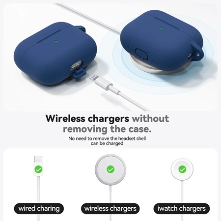 CASE PARA AIRPODS PRO 3 AZUL - 3