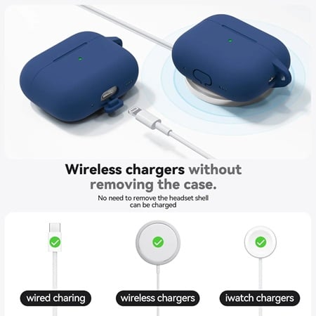 CASE PARA AIRPODS 4TA GENERACION AZUL - 3