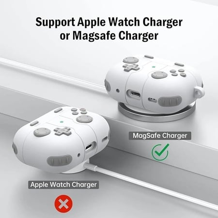 CASE DISEÑO PLAY PARA AIRPODS PRO 3 BLANCO - 3