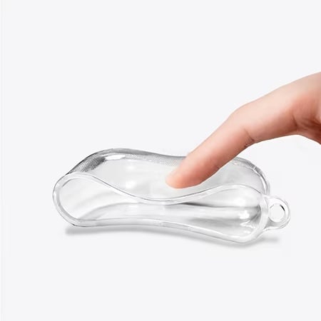 CASE TPU PARA AIRPODS 4 GEN TRANSPARENTE - 2