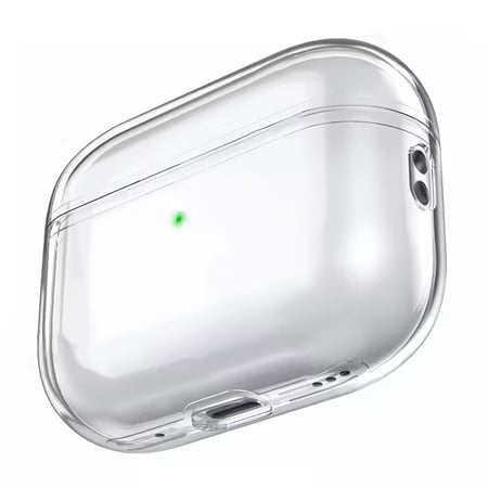 CASE TPU PARA AIRPODS PRO 3 GEN TRANSPARENTE - 1