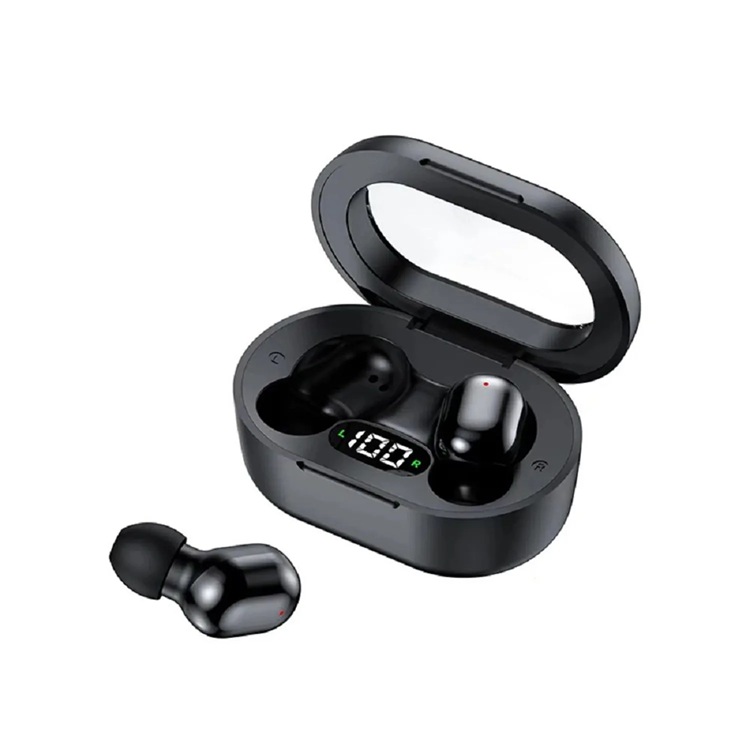 AUDIFONOS E8S CANCELACION DE RUIDO NEGRO - 1