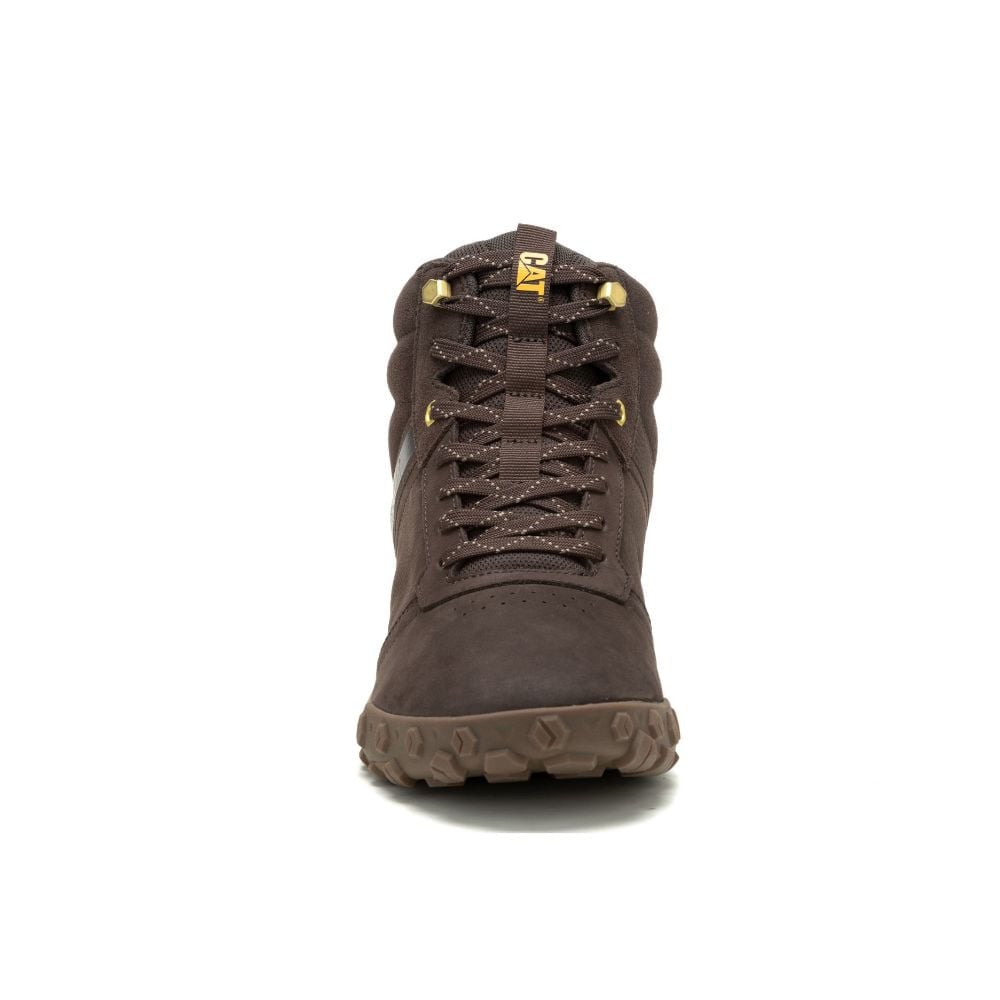 BOTINES HOMBRE HEX CUSH MID MARRÓN - 5
