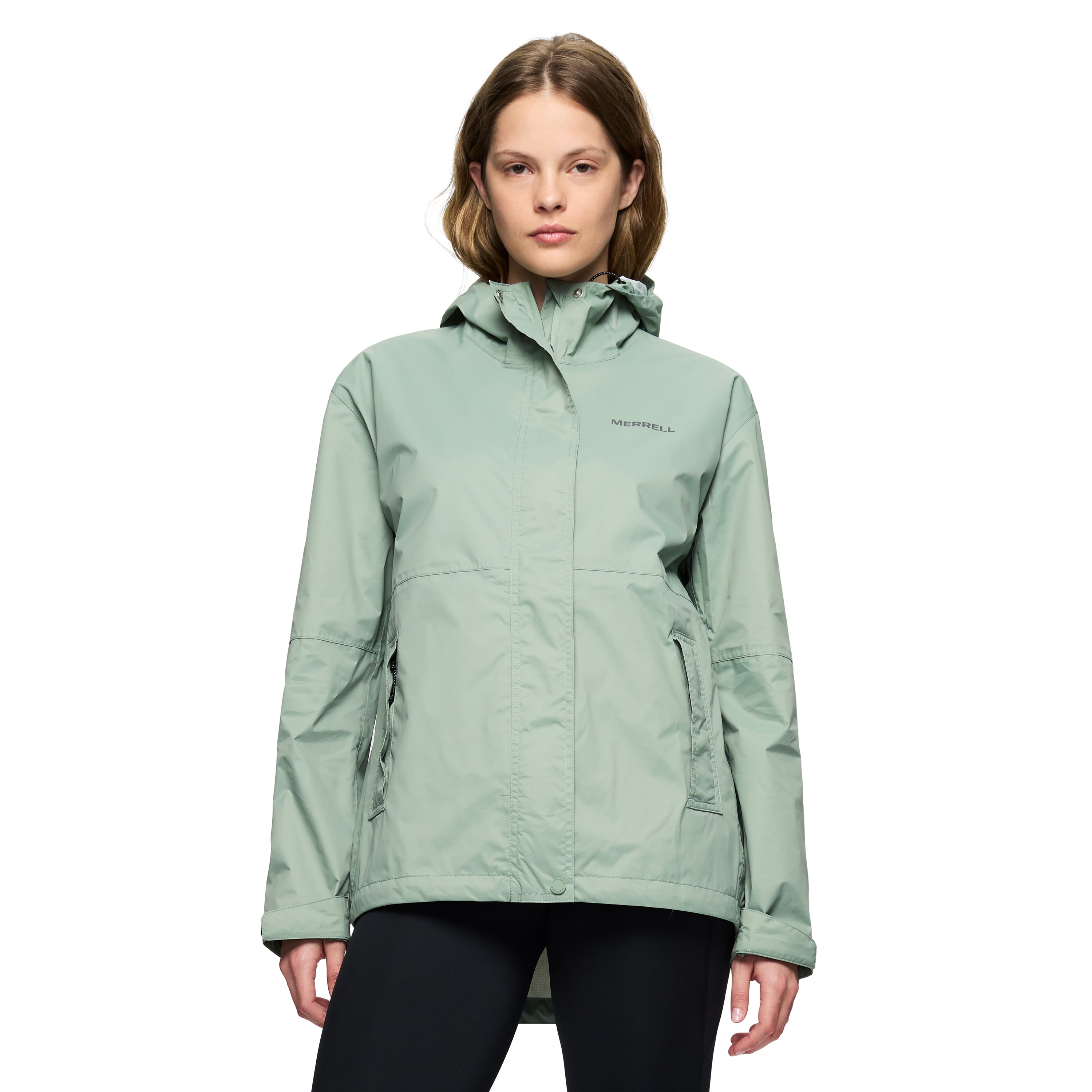 CASACA MUJER FALLON RAIN VERDE - 1