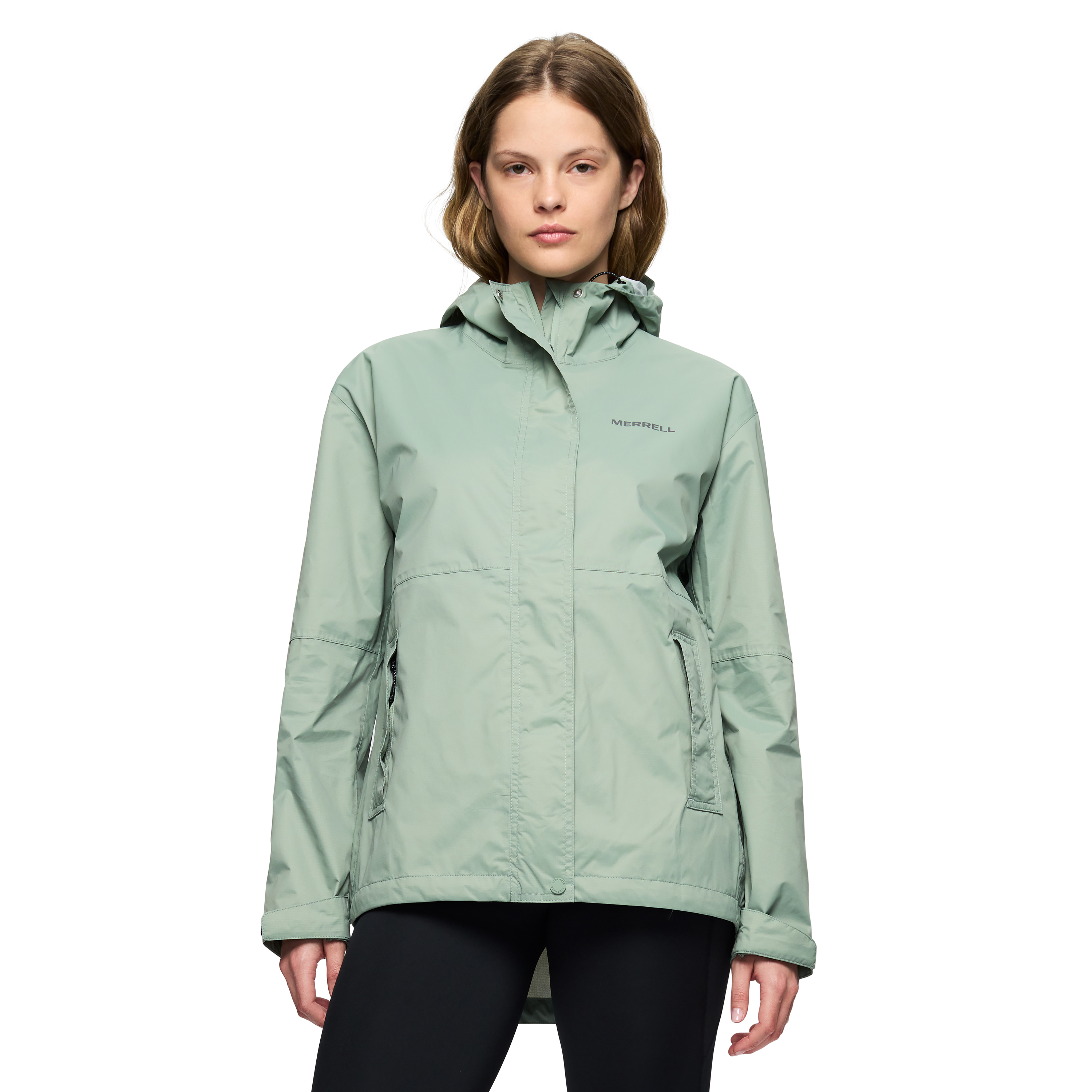CASACA MUJER FALLON RAIN VERDE - 1