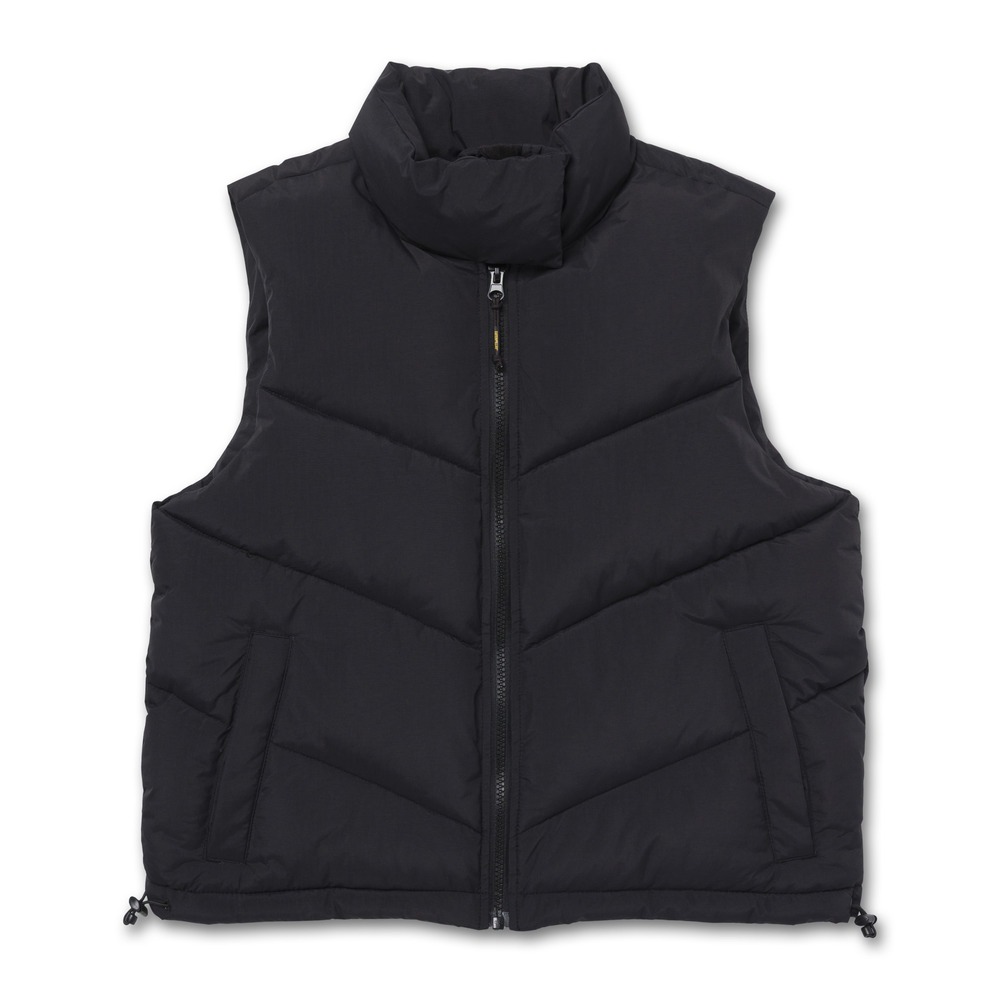 CHALECO MUJER CROPPED PUFFER NEGRO - 1