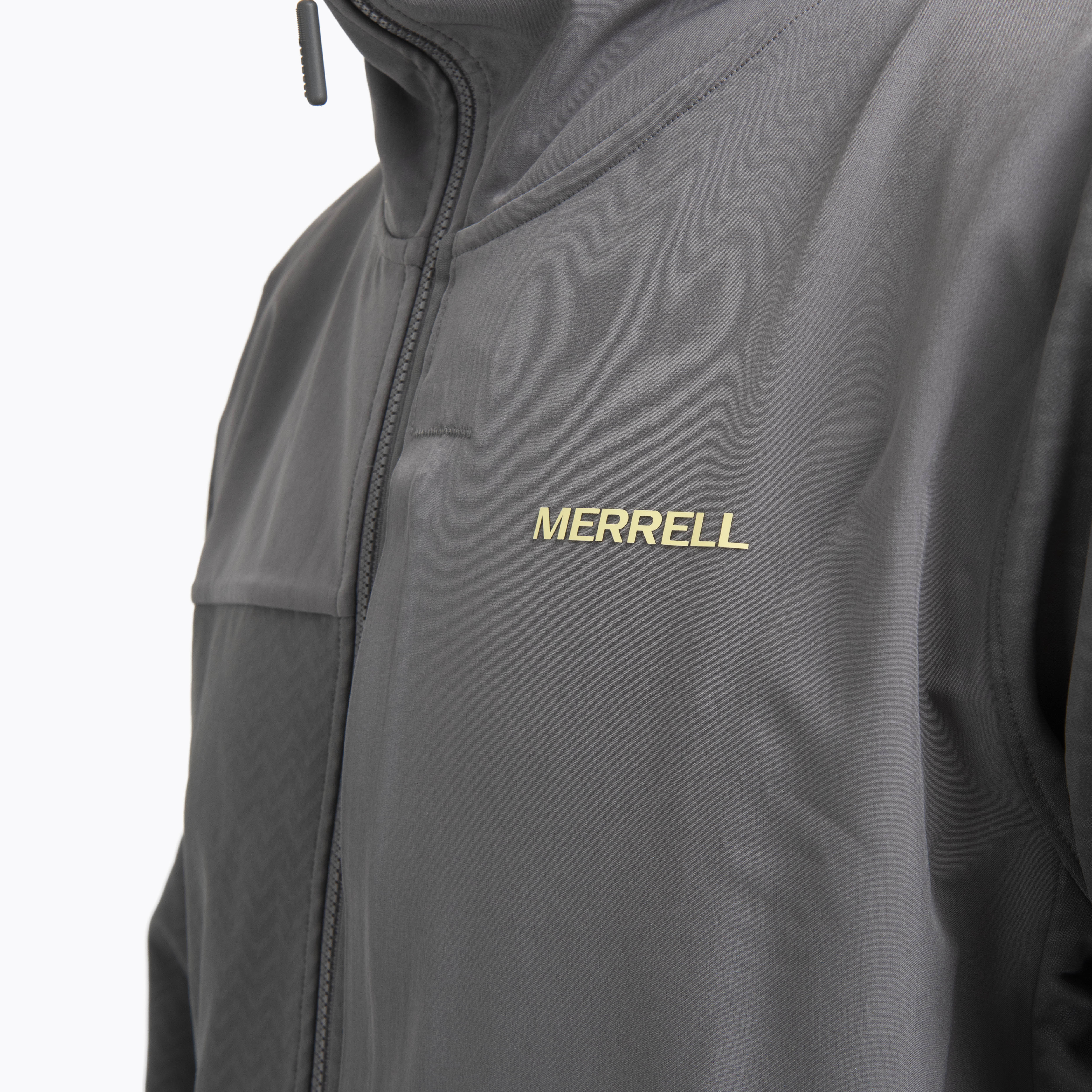 CASACA HOMBRE MEZEIS SWEATSHIRT FULL ZIPPER GRIS - 4