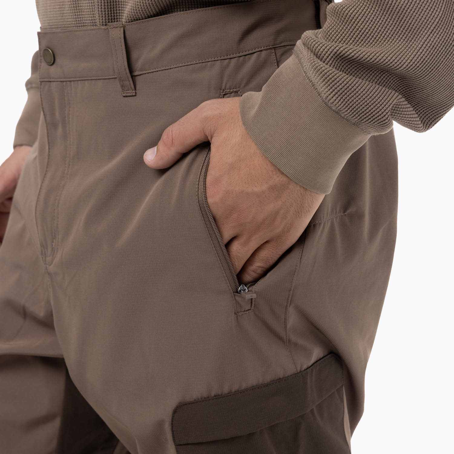 PANTALÓN HOMBRE YOXIS TECHNICAL MARRÓN - 5