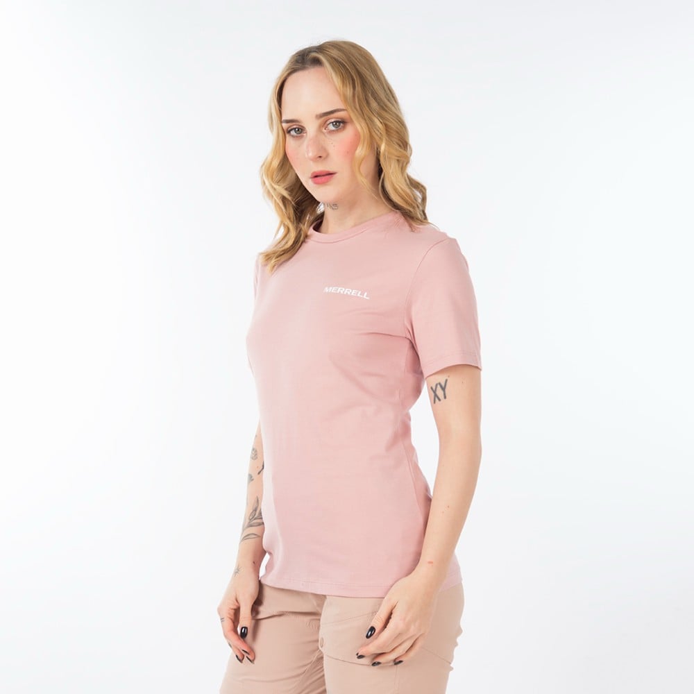 POLO MUJER MERRELL TEE BASIC LAVENDER MORADO - 1