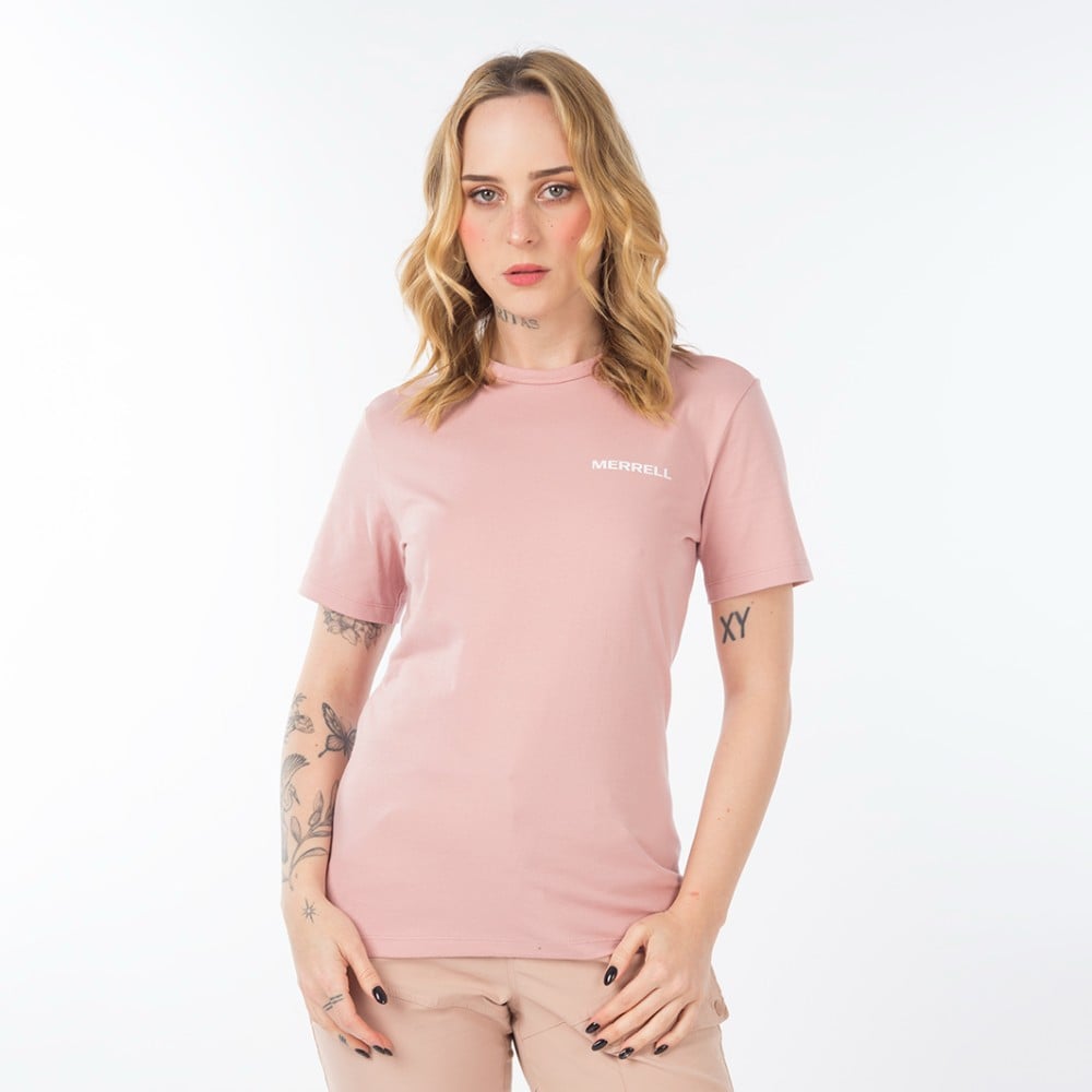 POLO MUJER MERRELL TEE BASIC LAVENDER MORADO - 5