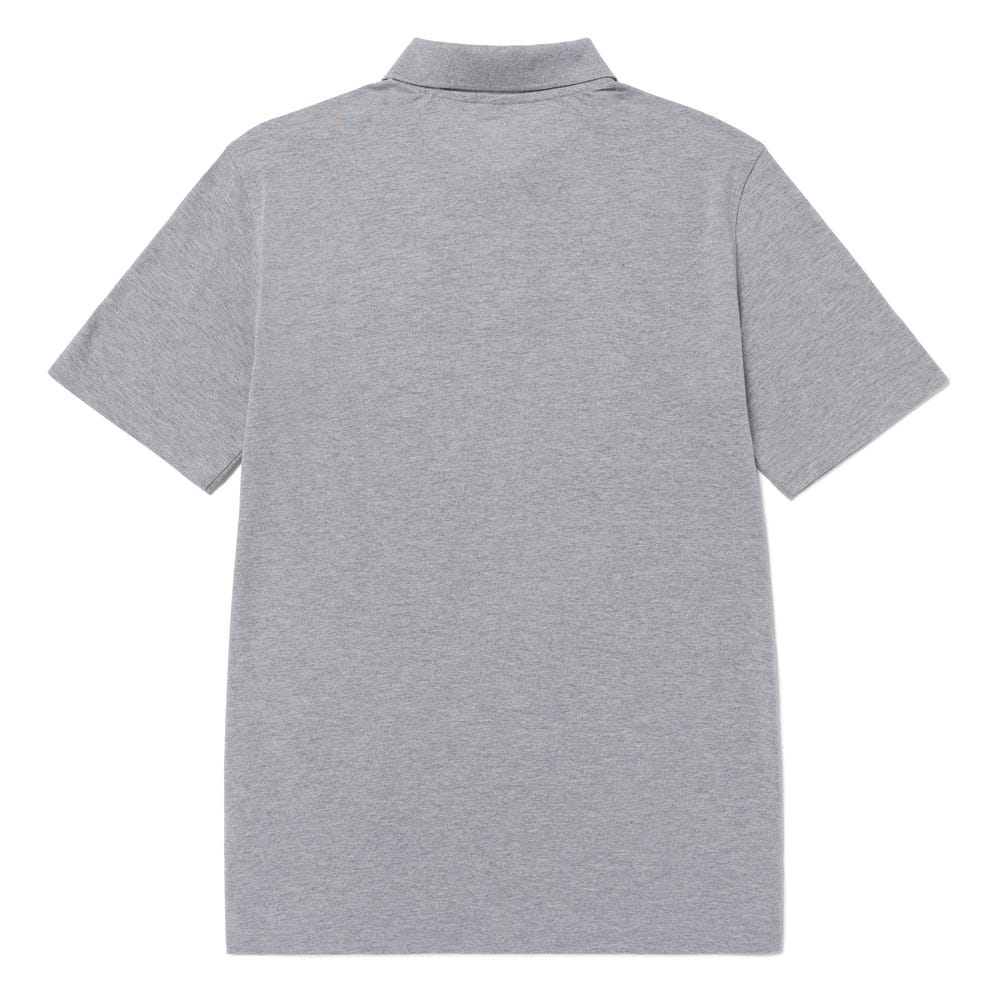 POLO HOMBRE CAT LOGO PIQUE GRIS - 2