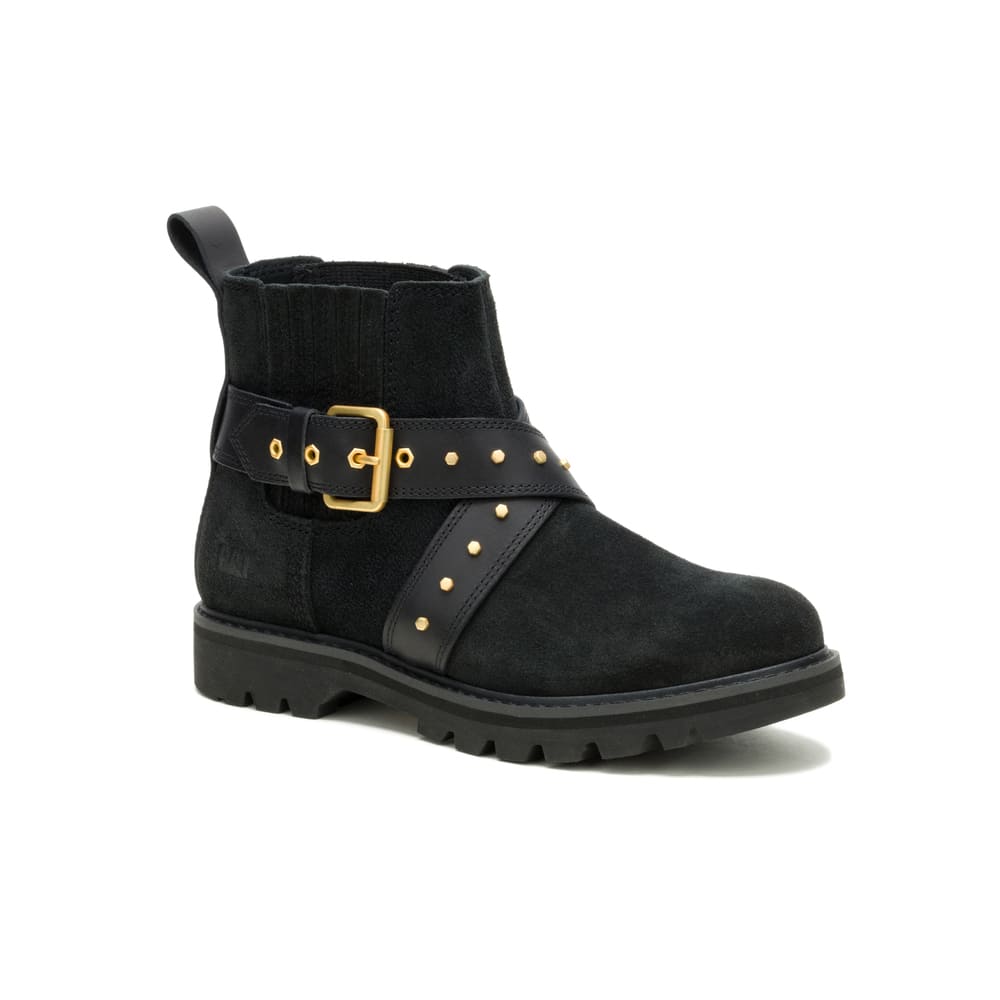 BOTINES MUJER GRADER WS EMBELLISH CHELSEA NEGRO V1 - 2