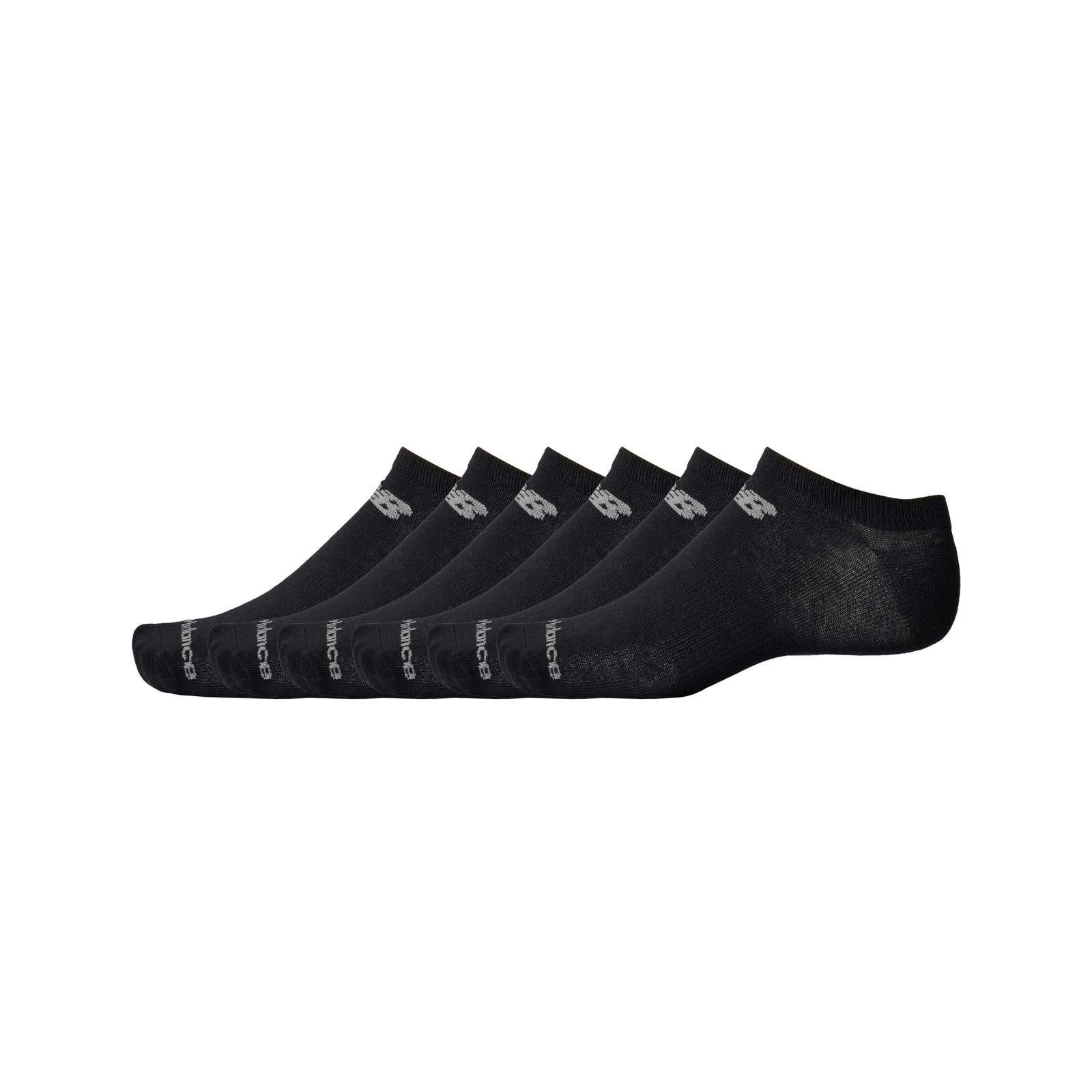 MEDIAS UNISEX ADULTO PERFORMANCE BASIC NO SHOW 6 PACK NEGRO - 1