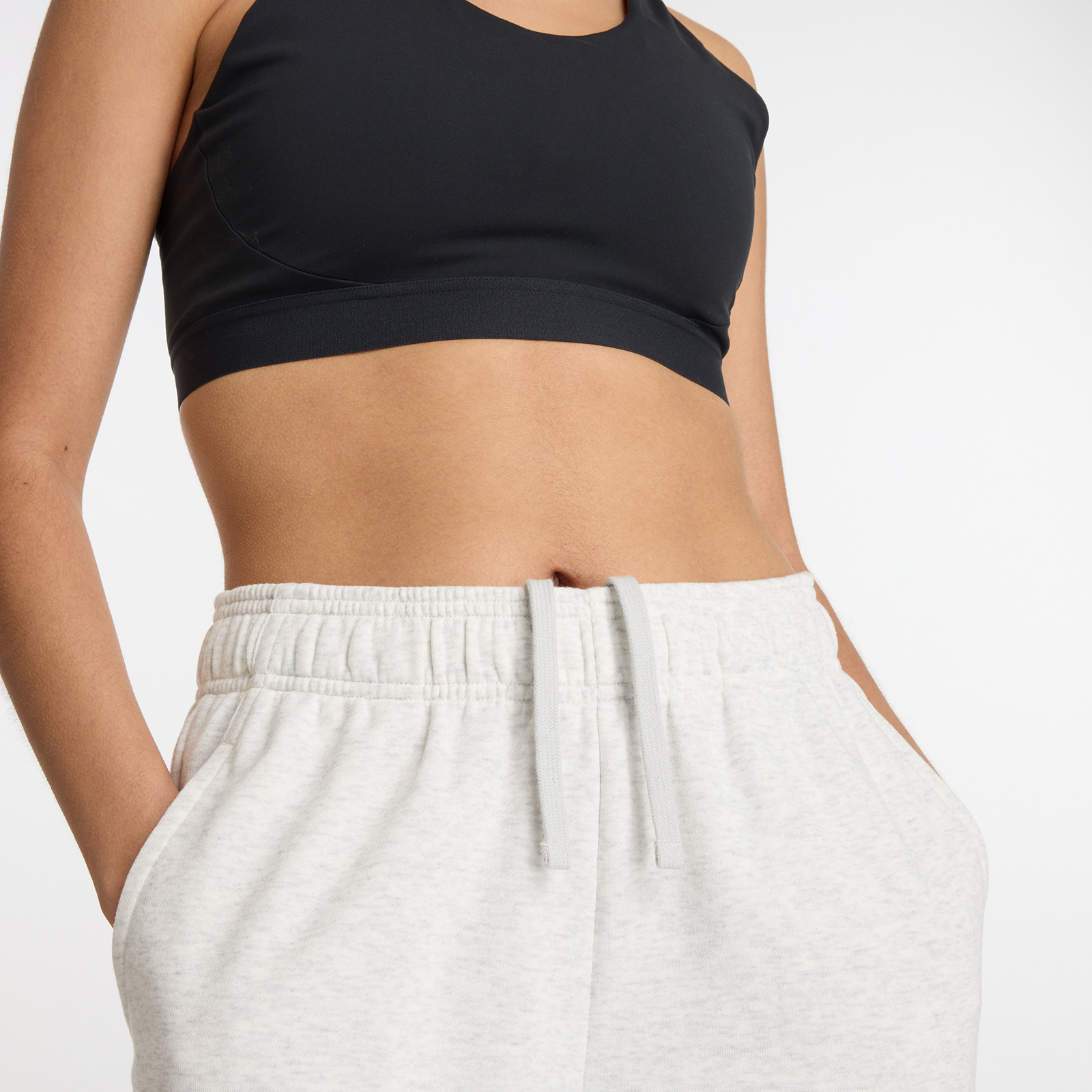 PANTALÓN JOGGER MUJER SPORT ESSENTIALS FRENCH TERRY GRIS V2 - 4