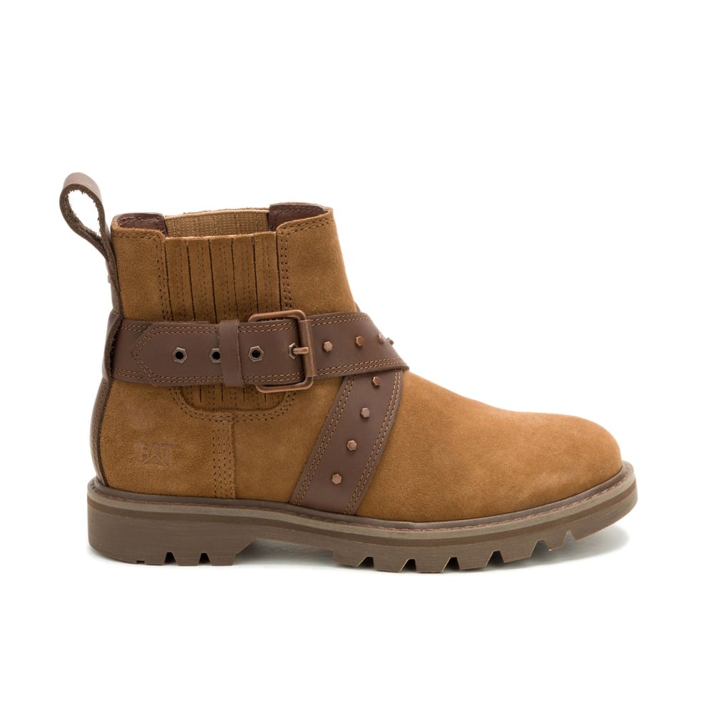 BOTINES MUJER GRADER WS EMBELLISH CHELSEA MARRÓN V1 - 1
