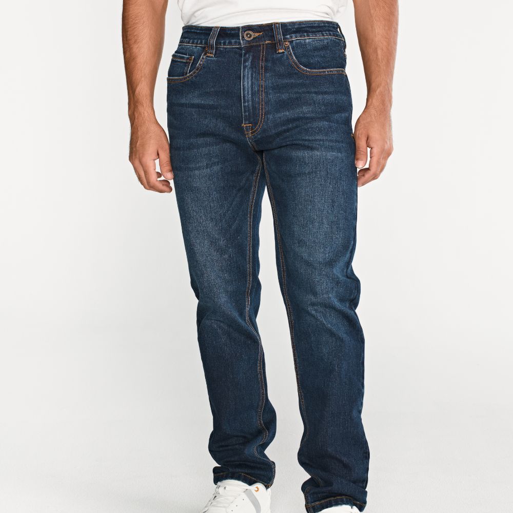 PANTALÓN JEAN HOMBRE ECO STRETCH DENIM SLIM AZUL - 1